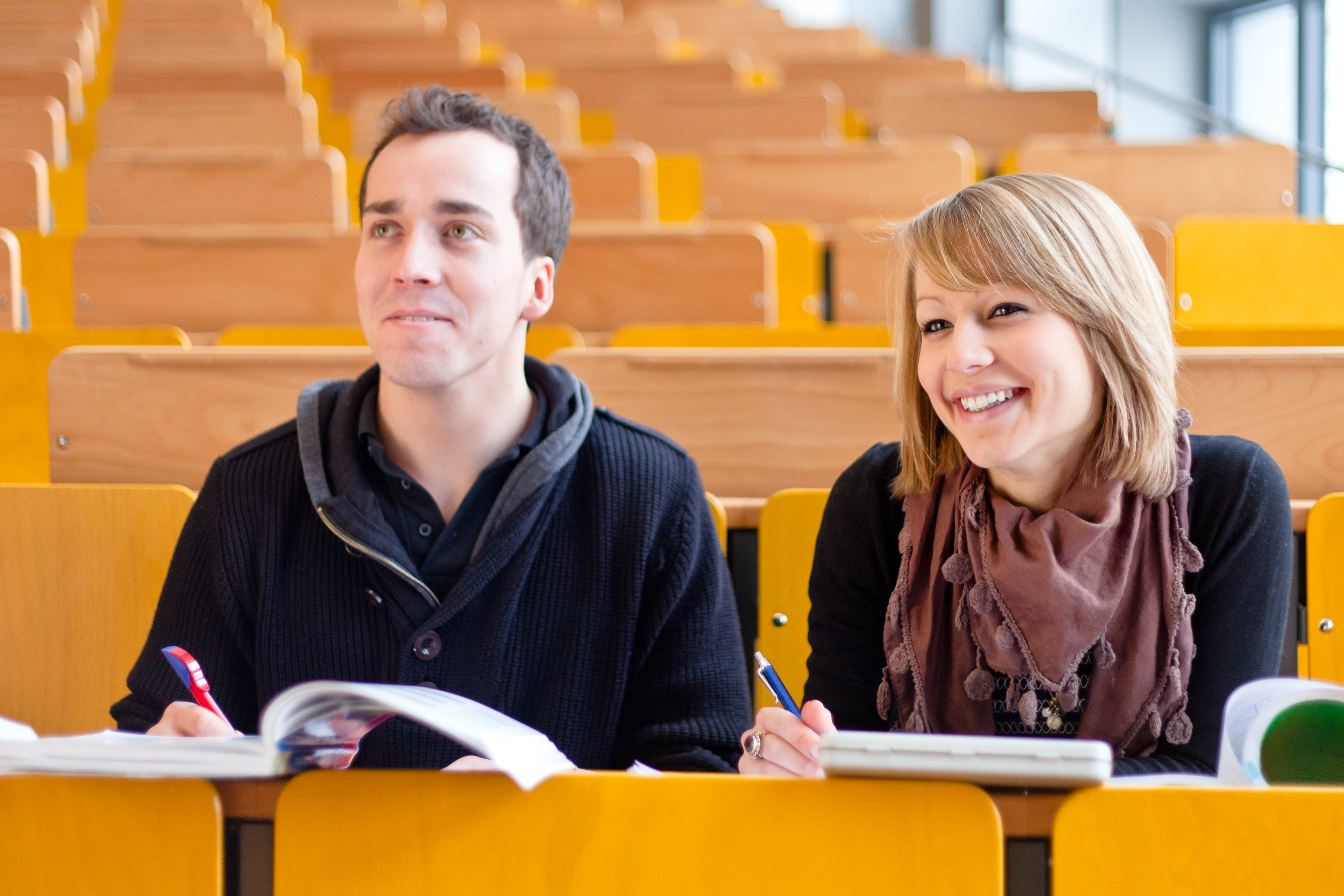 Studenten enger packen