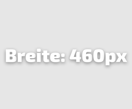 Beispiel für Bild mit Pixelbreite 460 Pixel