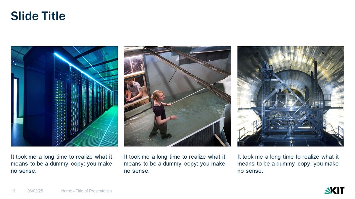 Beispiel für Inhaltsfolie Text mit Bild