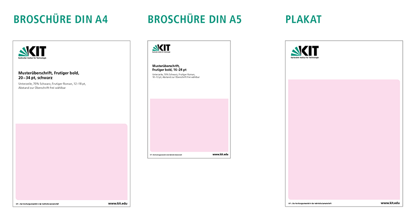 Formate der Drucksachen