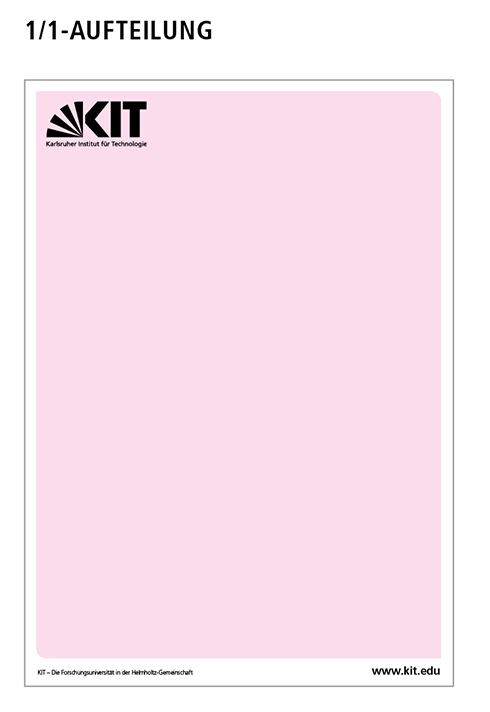 Layout 1/1 Aufteilung