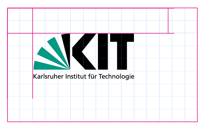 Platzierung des KIT-Logos
